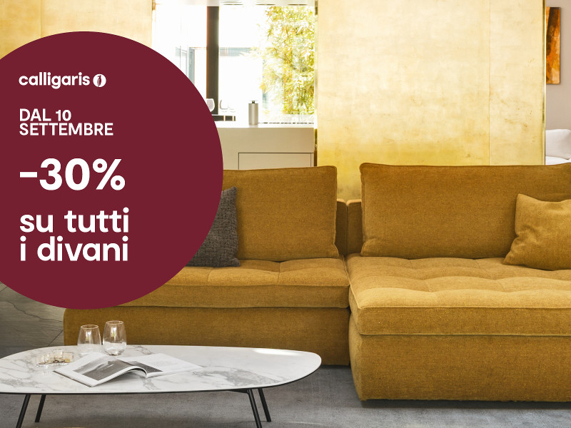 Relax e Convenienza: -30% su Divani e Poltrone Calligaris