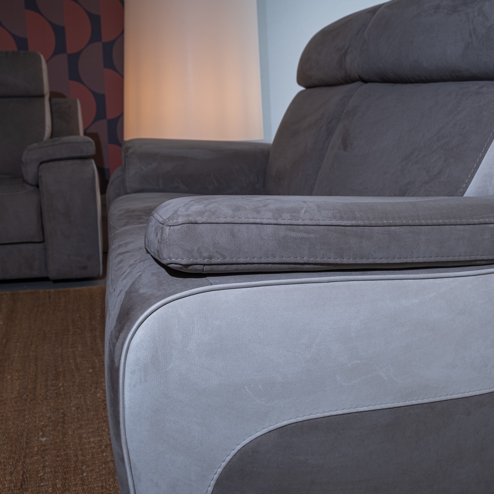 Divano 2 Posti fisso mod. Sauro M.F. INTERNATIONAL 4