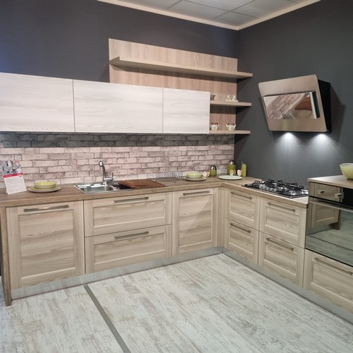 Cucina Effetto Legno Fiorella  Natura e Luce ARREX LE CUCINE 2