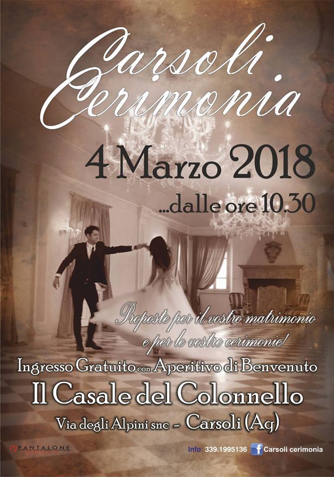 Locandina Carsoli Cerimonia